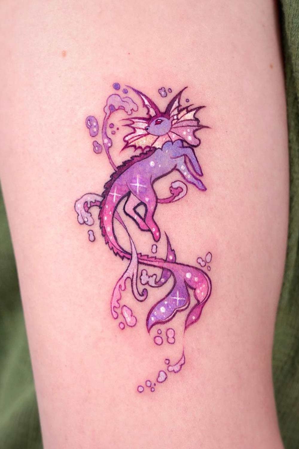 Shiny Vaporeon Tattoo