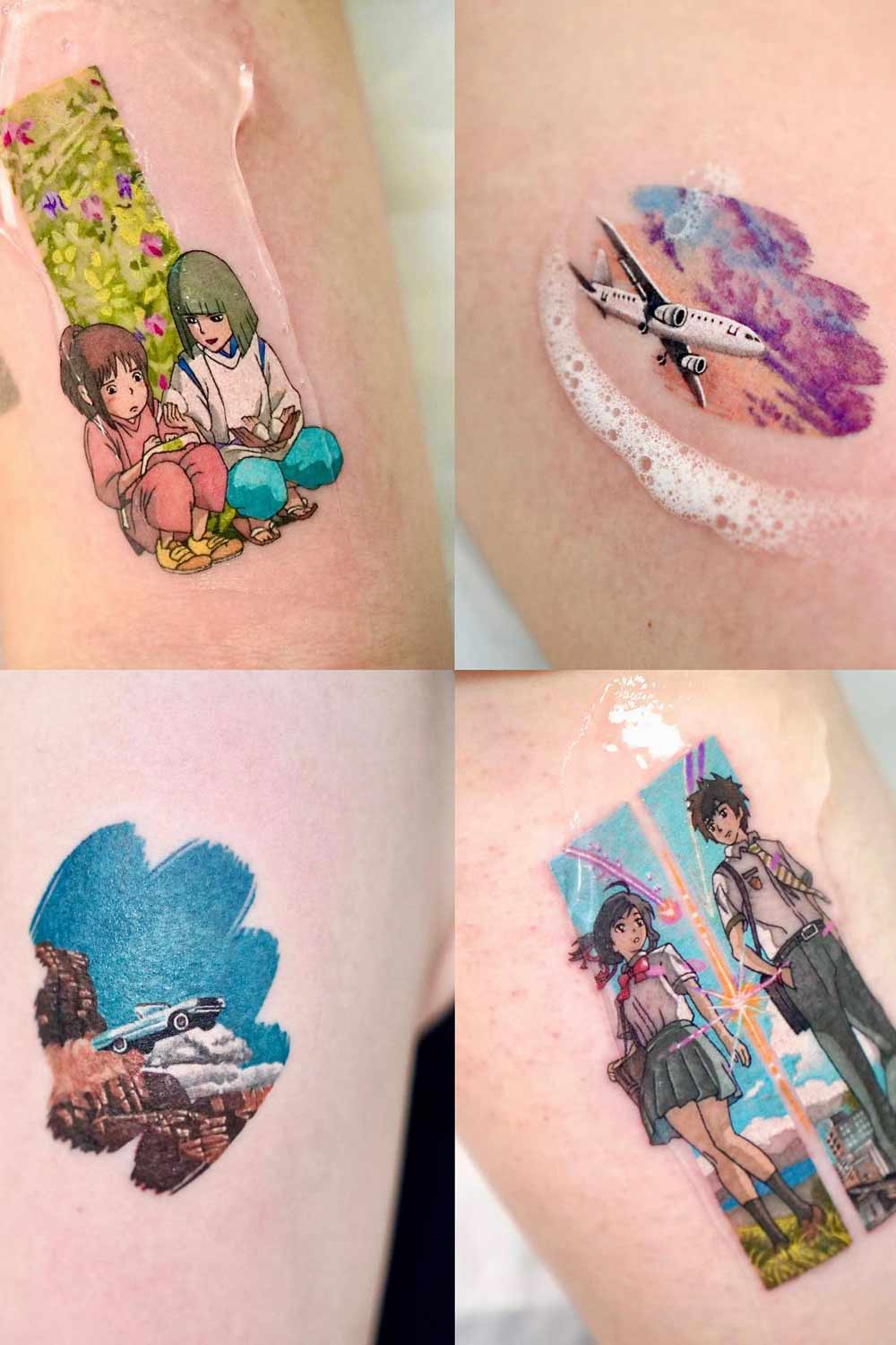 Popular Anime Tattos