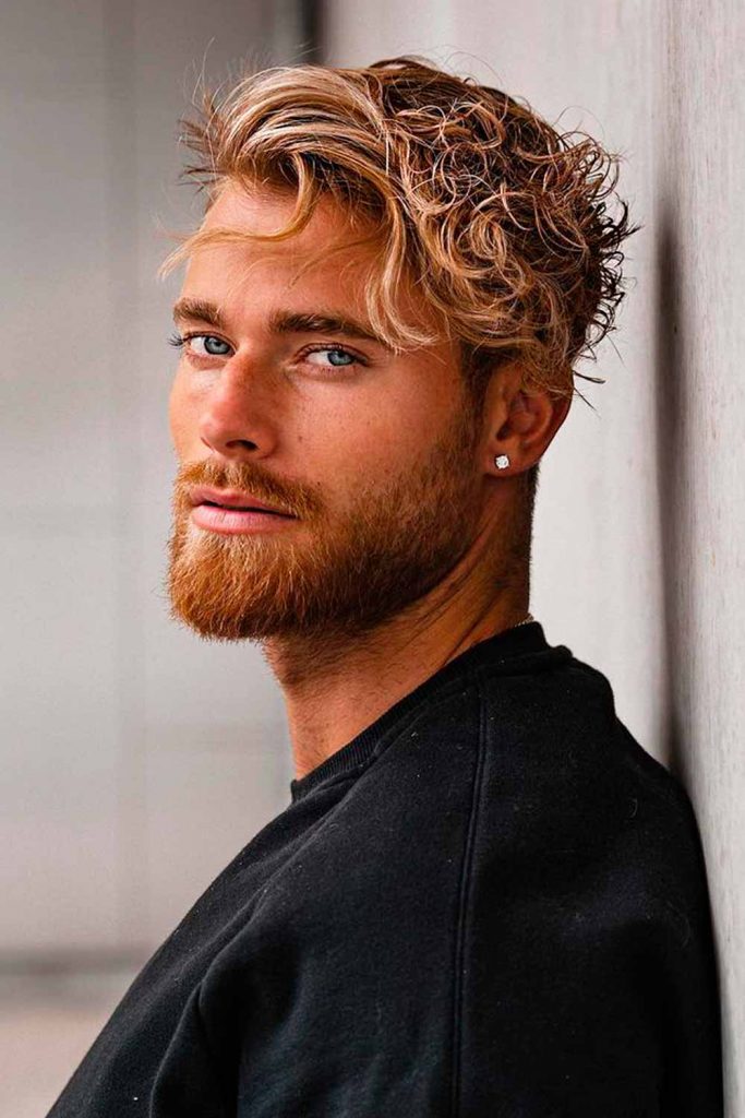 Curly Fringe Men #curlyhairmen #curlyhairstylesformen #curlyhairstylesmen