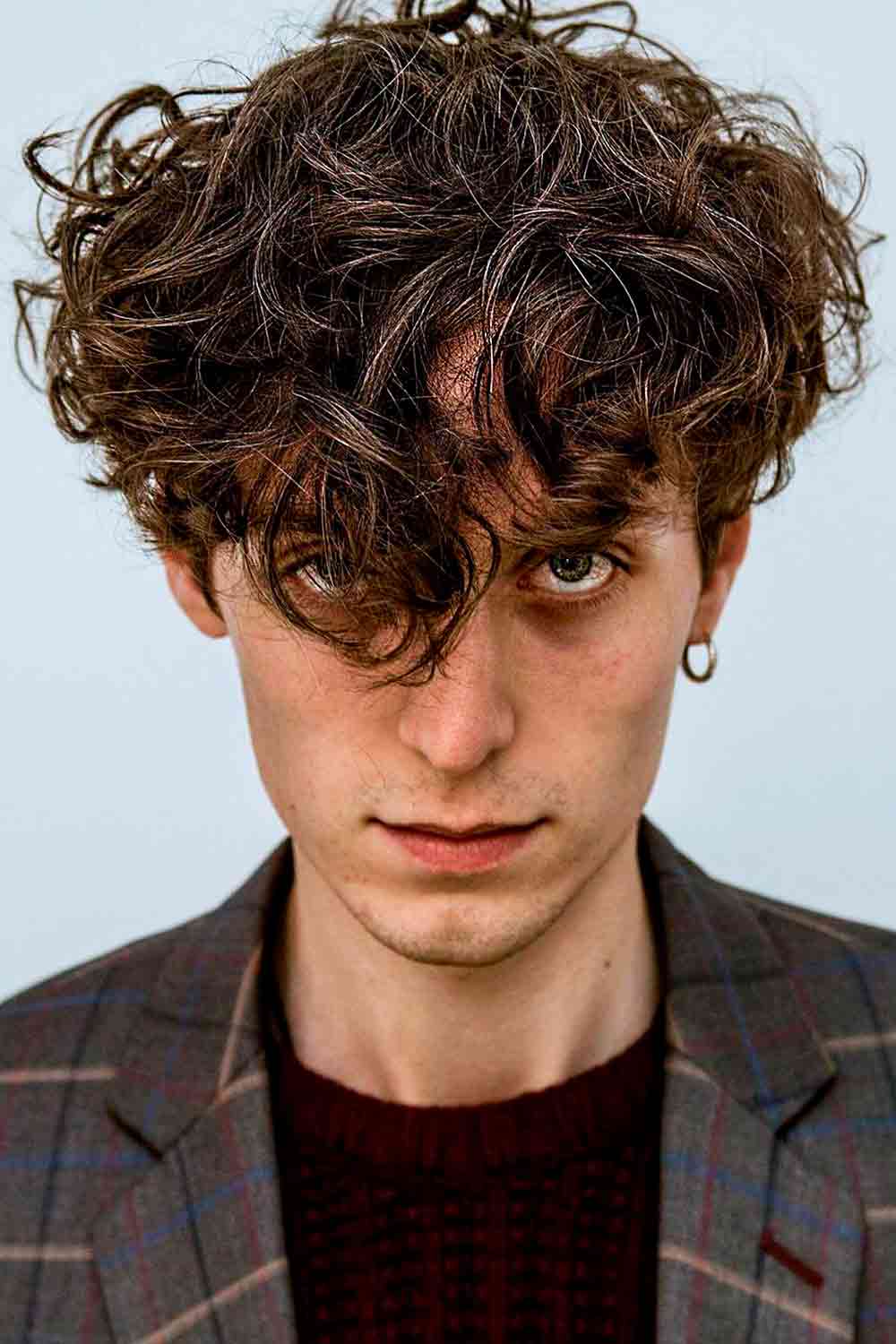 Medium Taper #curlyhairmen #curlyhairstylesformen #curlyhairstylesmen