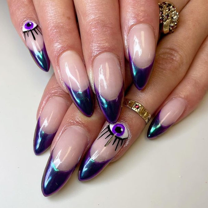 Duochrome French Nails