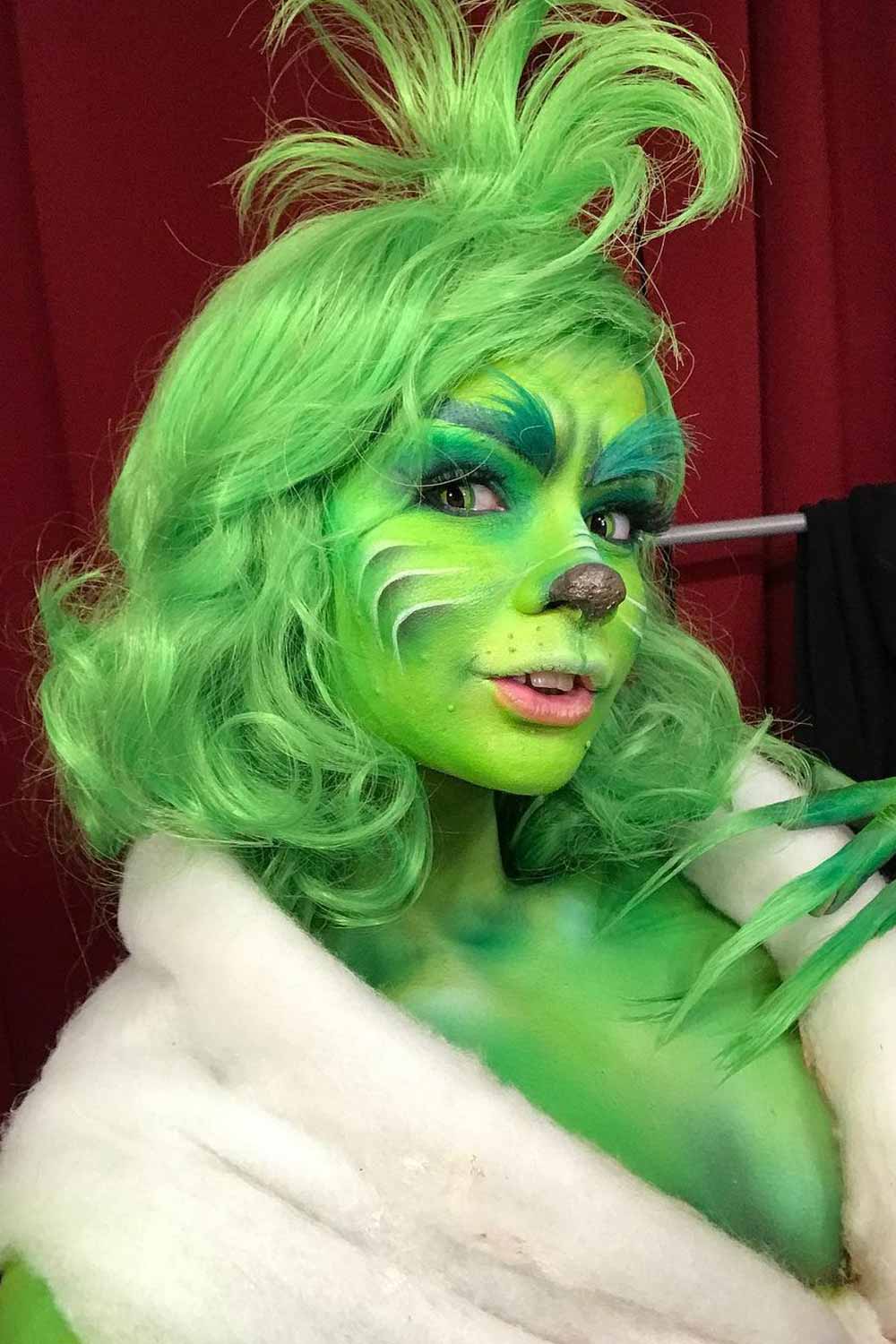 Grinch from the Grinch movie Halloween Costume
