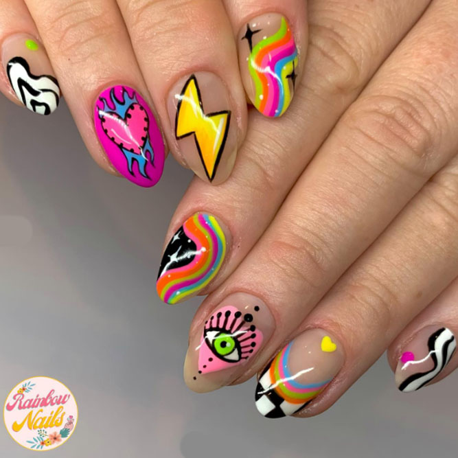 Funky Halloween Nail Set