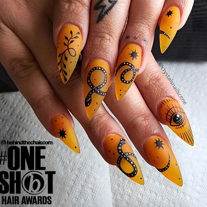 Short Halloween Nail Inspo, Gallery posted by Itz_Ari44