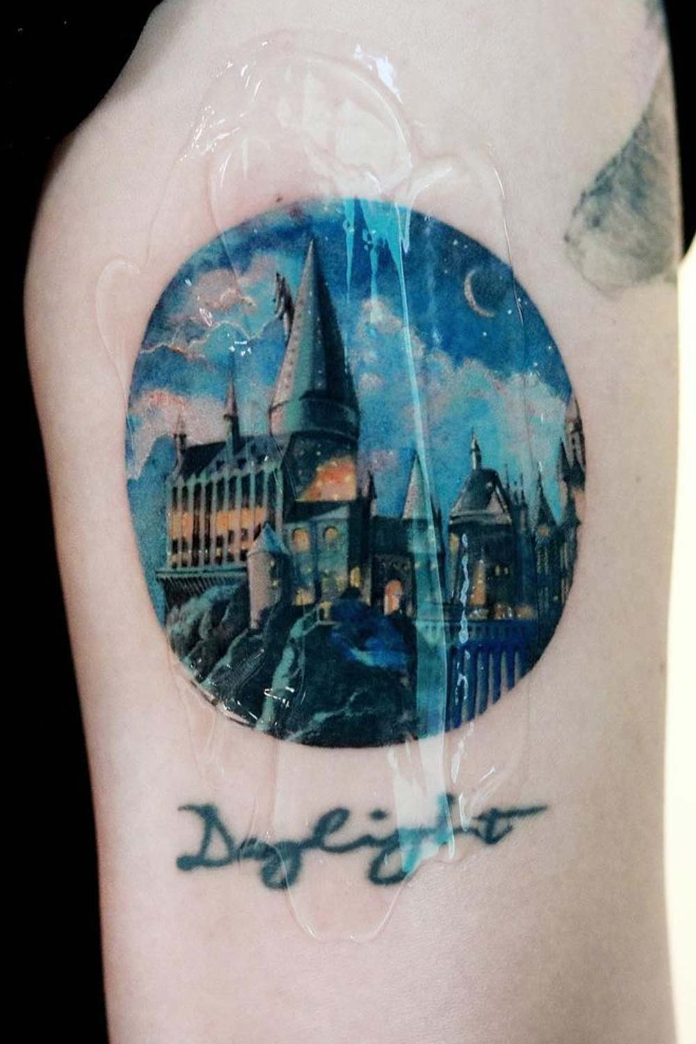 Hogwarts Tattoo Design