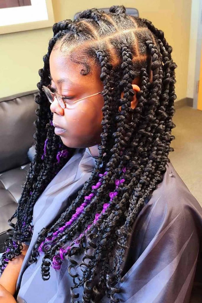 Butterfly Knotless Braids