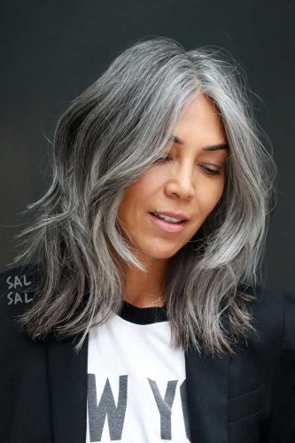 25 Amazing Medium Length Hairstyles For Women Over 50