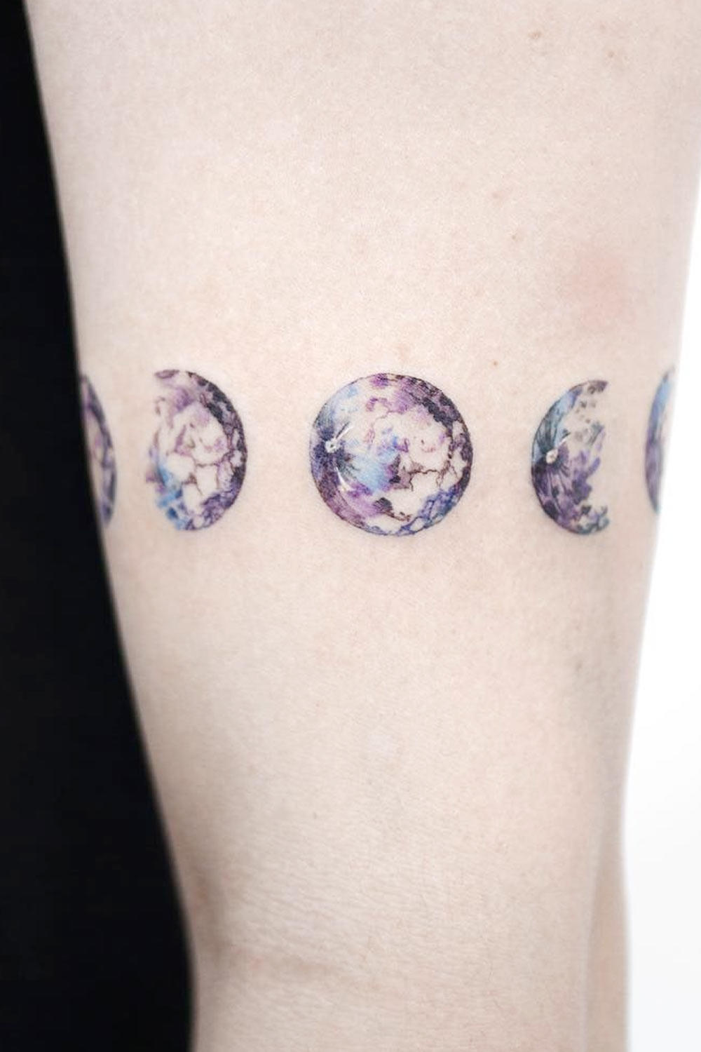Moon Phases Idea for Tattoo