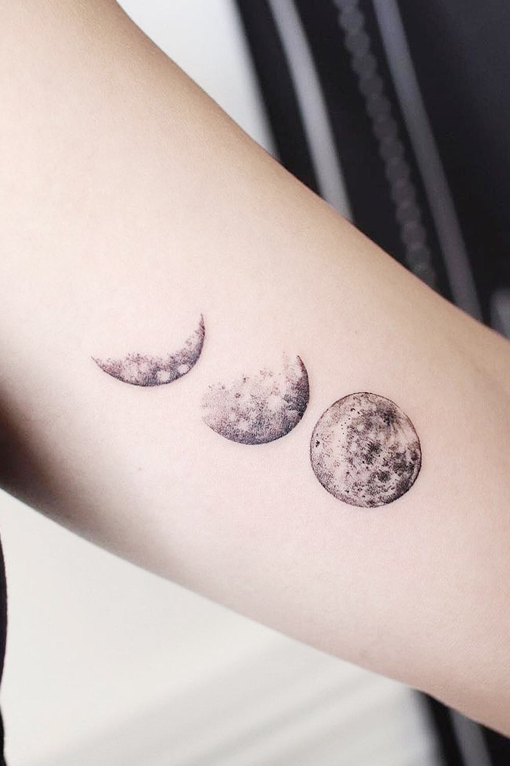Black and White Moon Tattoos
