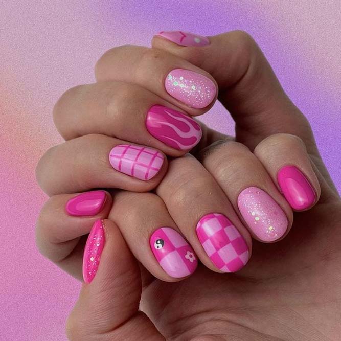 Barbiecore Pink Nails