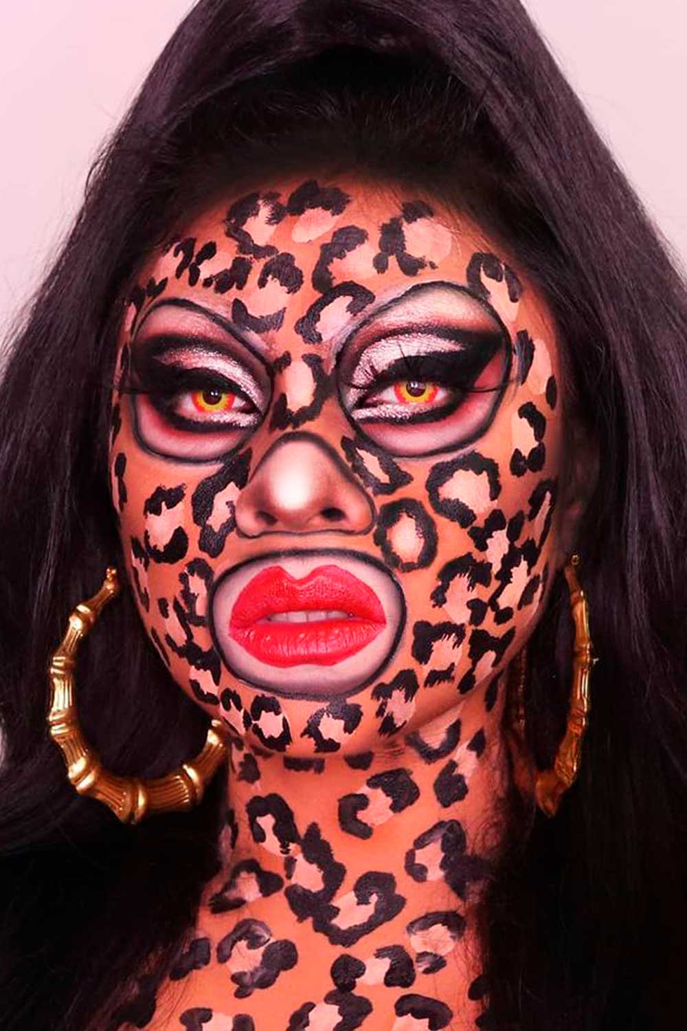 Leopard Makeup Look