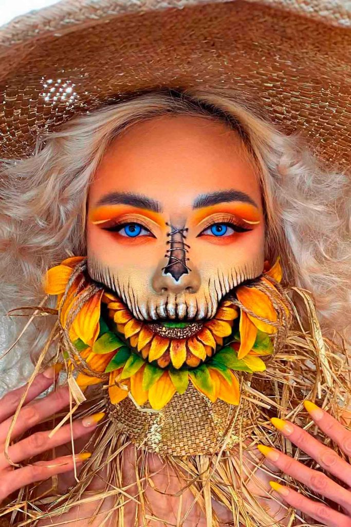 Scarecrow Halloween Makeup Ideas