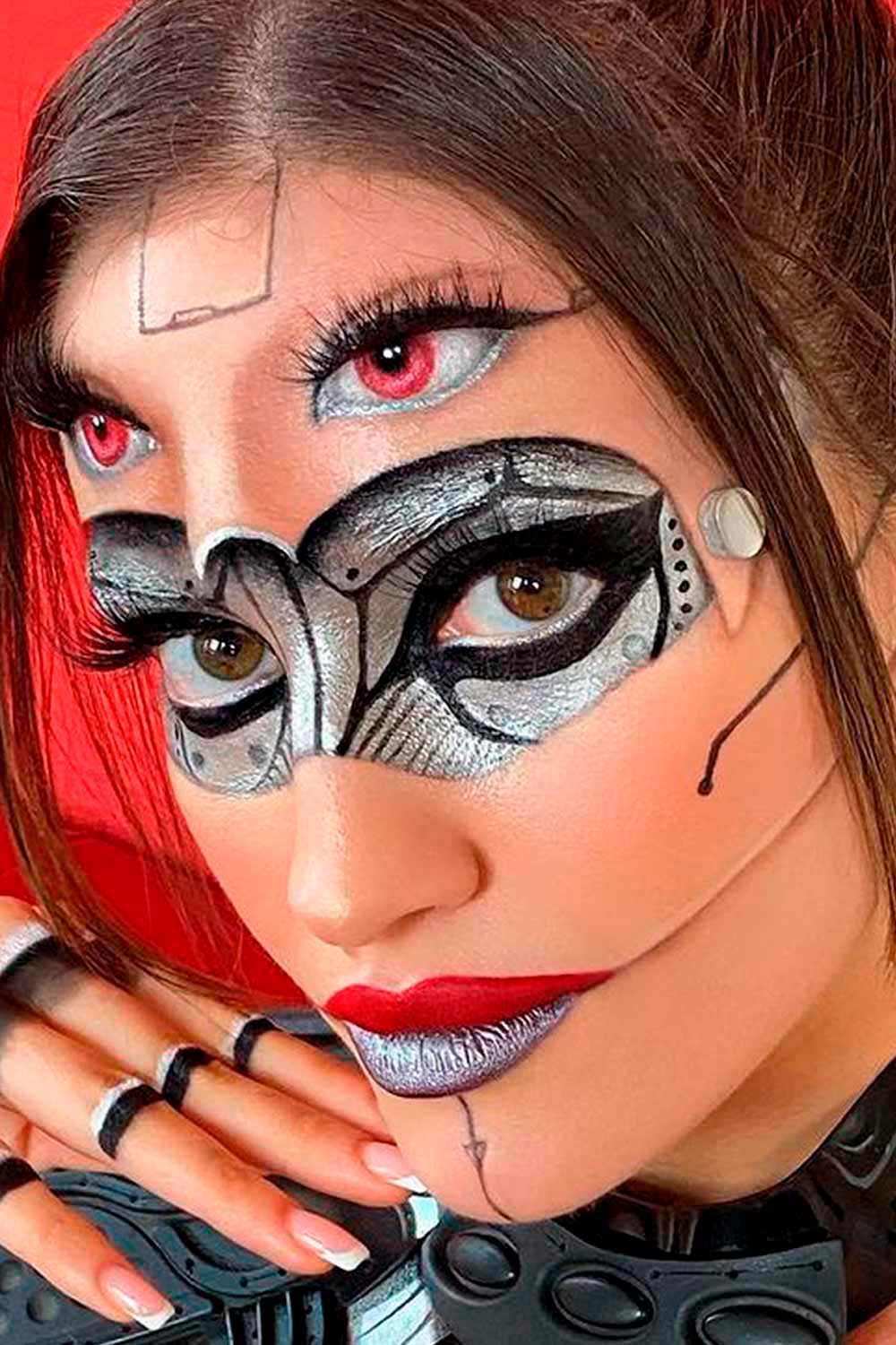 Scary 3D Makeup Ideas
