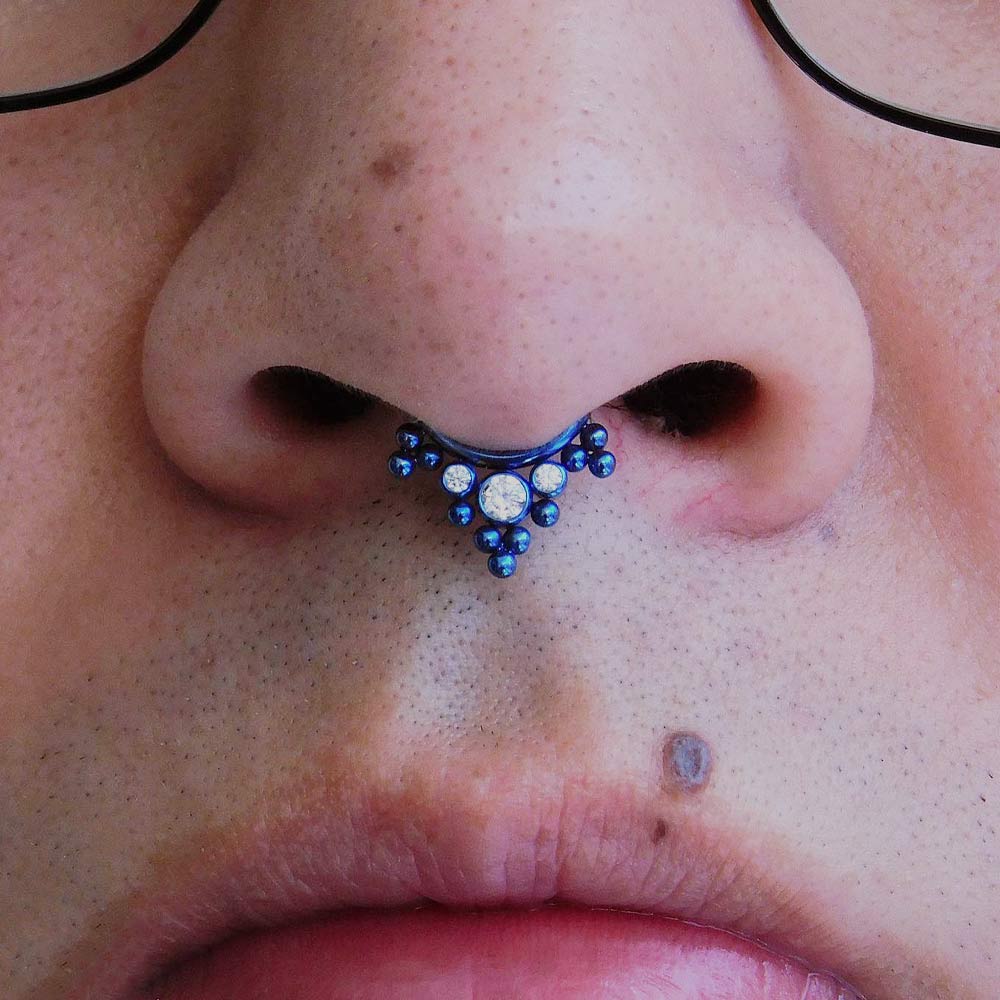 Blue Piercing Jewelry