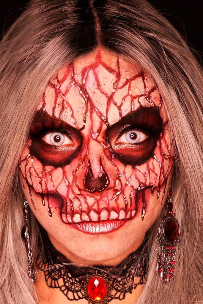 Colorful Skull Makeup Ideas