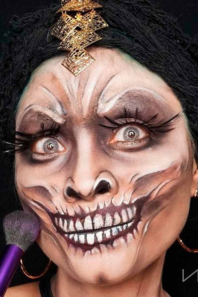 Glam Skeleton Makeup Ideas