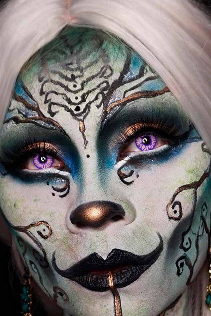 Glam Skeleton Makeup Ideas