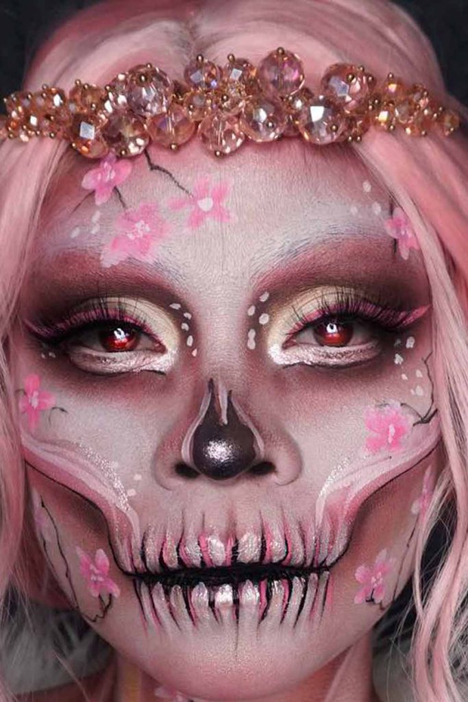 Glam Skeleton Makeup Ideas