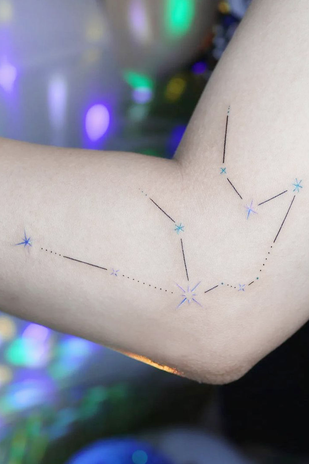 Minimalist Constellation Tattoo