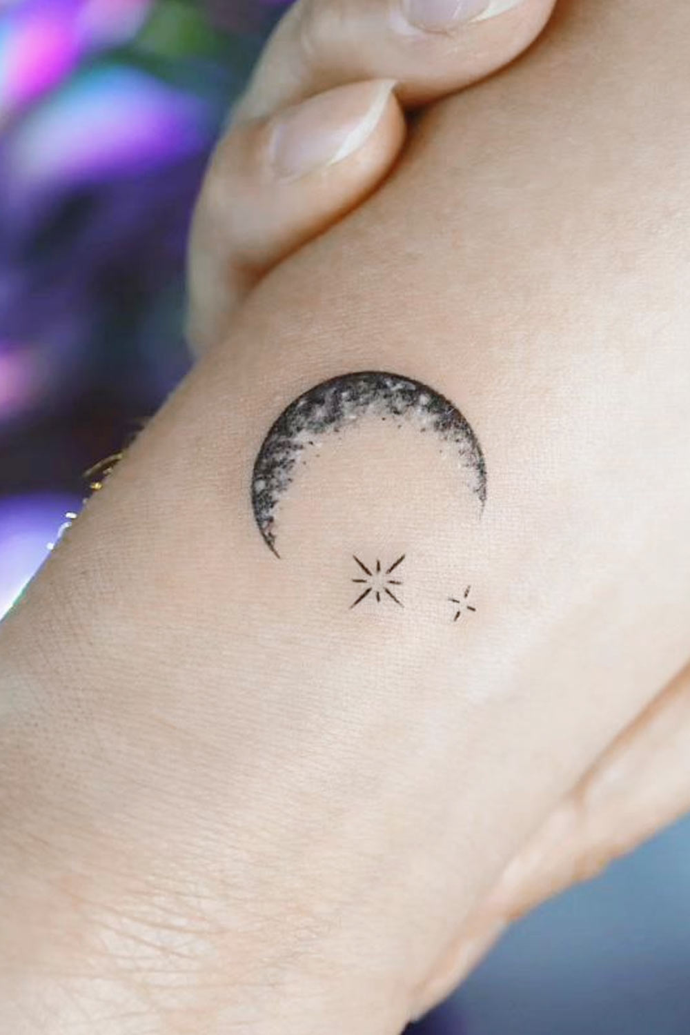 Star and Moon Tattoos