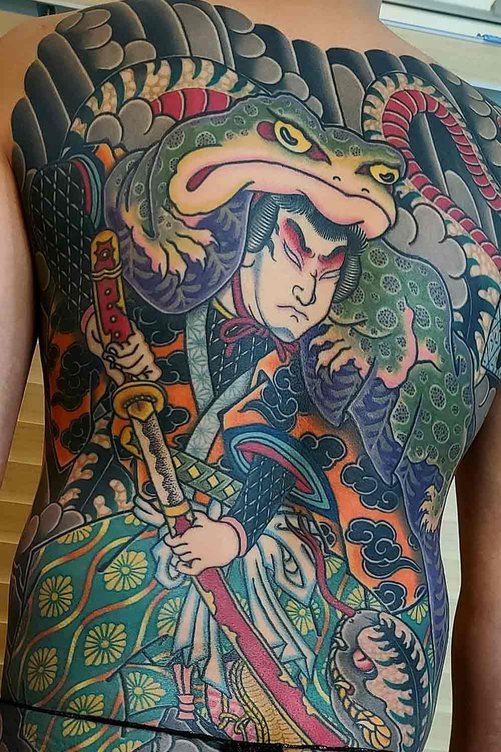 Back Japanese Tattoo