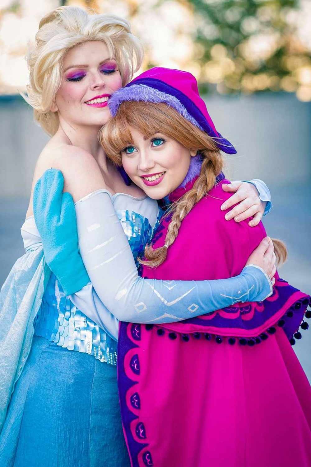 Anna and Frozen Halloween Costumes