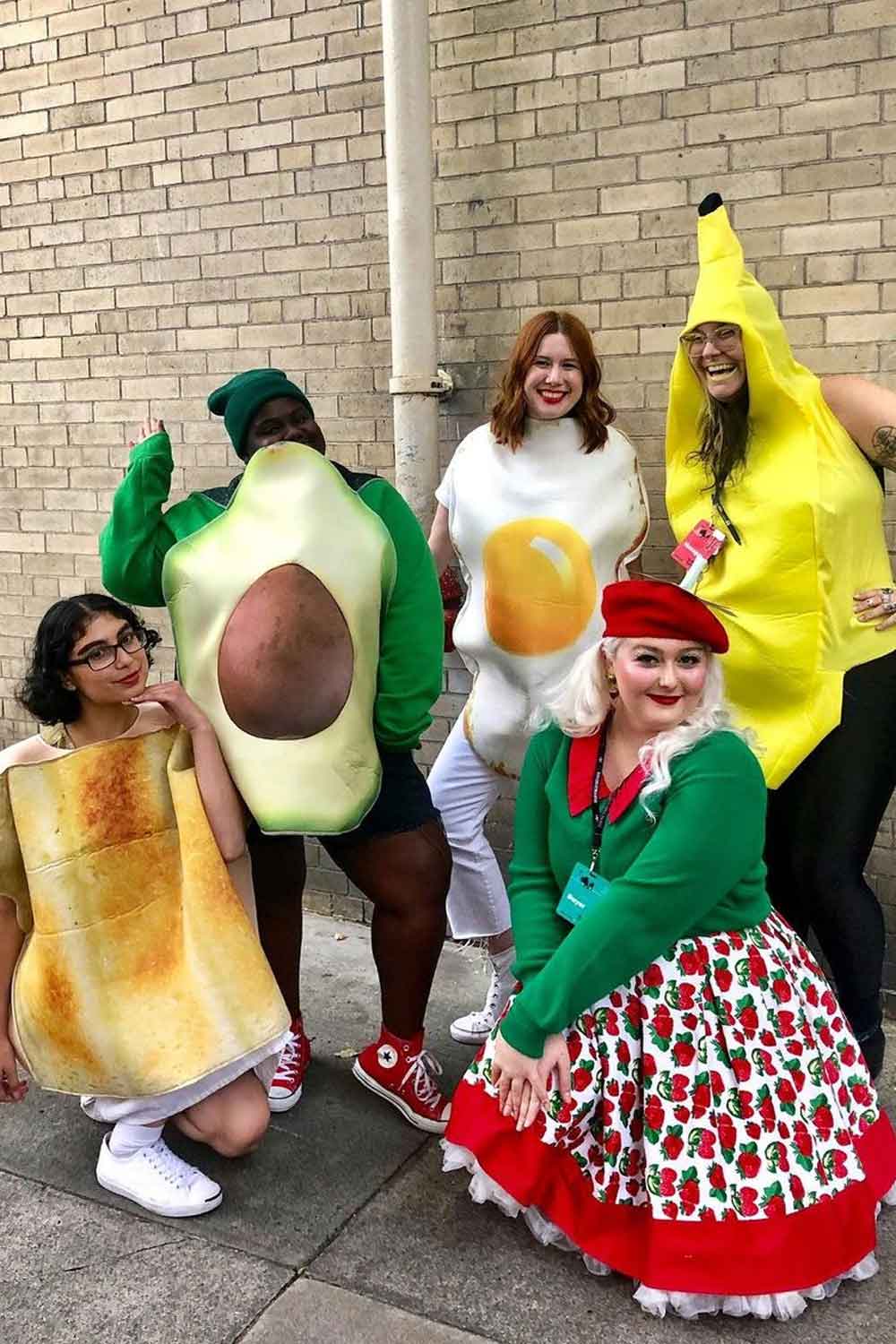 Funny Food Halloween Costumes for Band