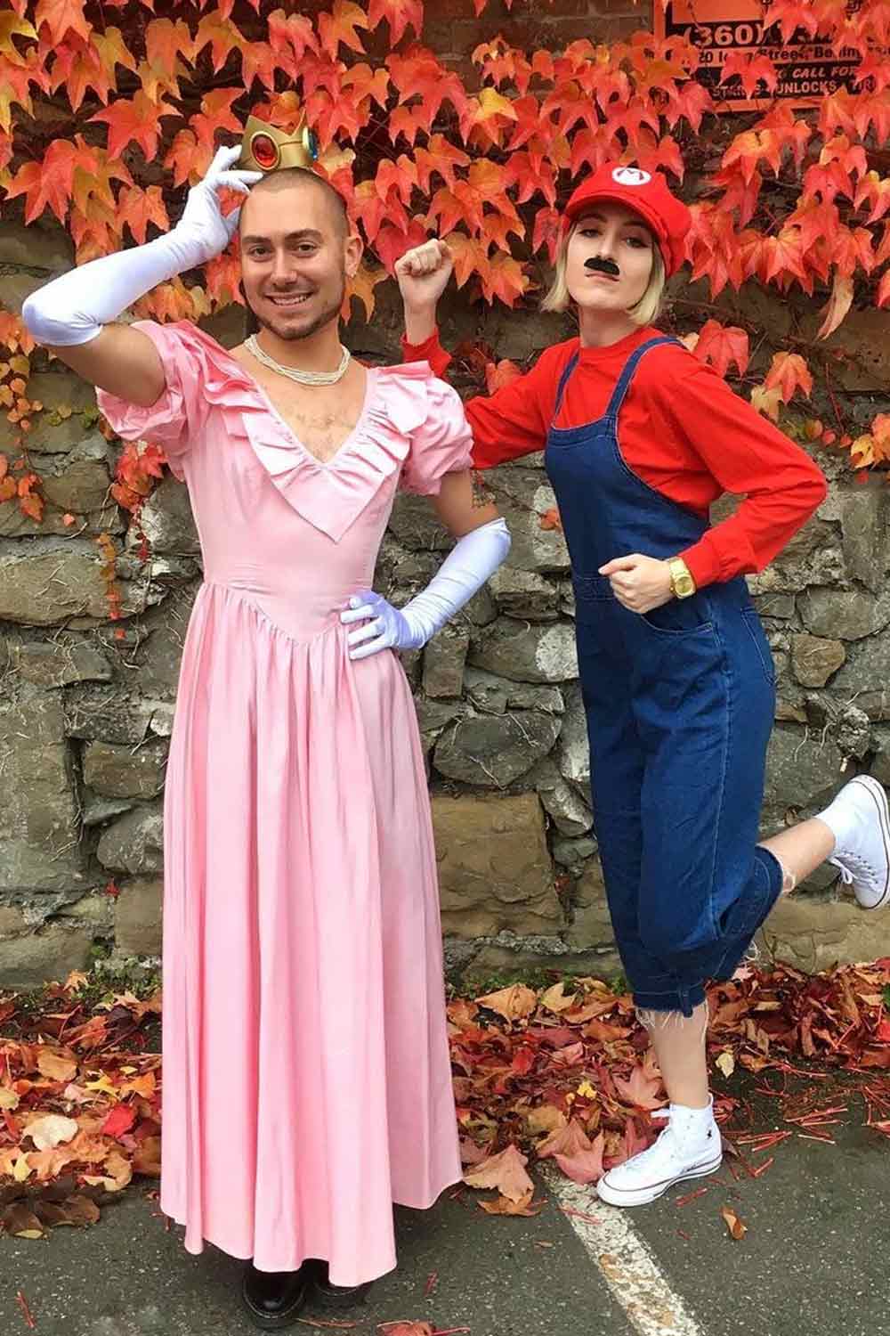 Mario and the Princess Halloween Costumes