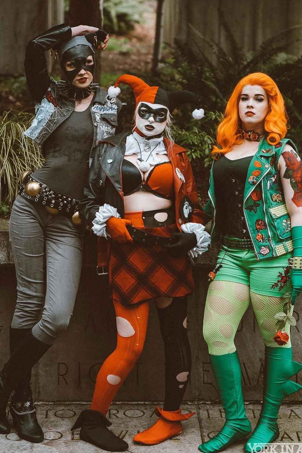 DC Comics Theme Halloween Costumes for Friends