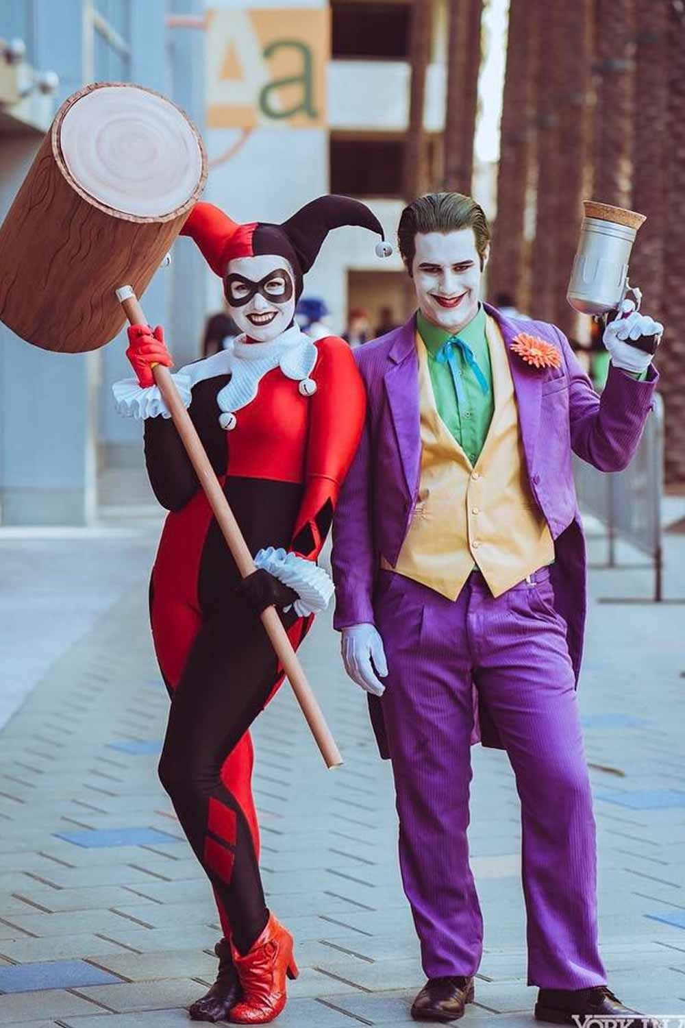 Harey Quinn and Joker Halloween Costumes