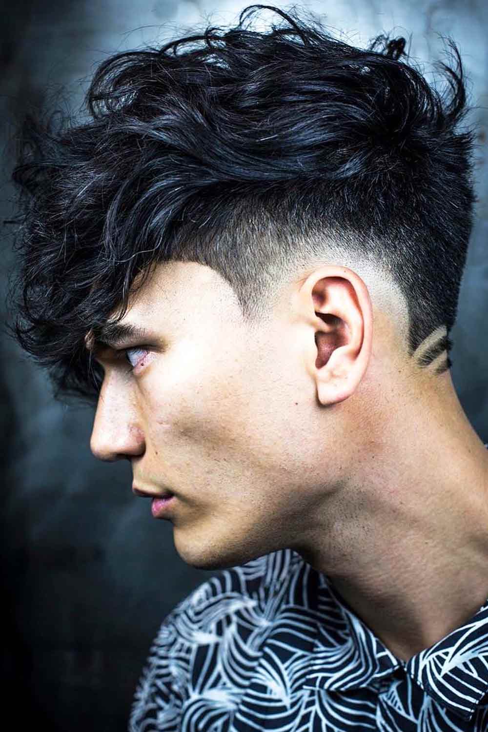 Burst Fade Wavy Hair #burstfadehaircut #burstfade #fade