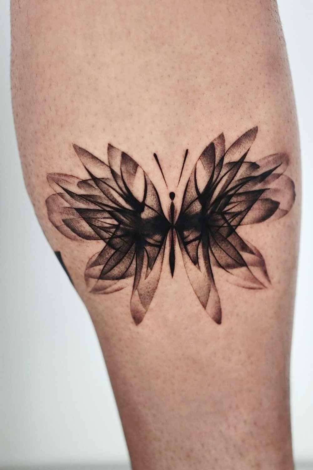 Dotwork Butterfly Tattoo