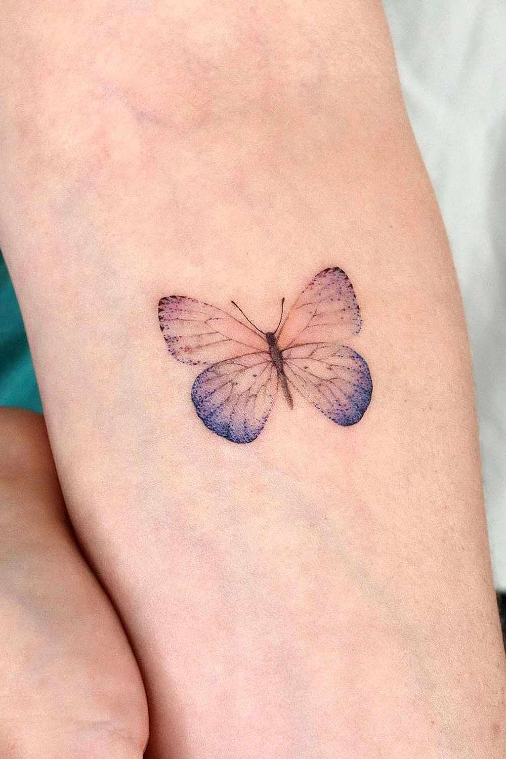 Minimalist Watercolor Butterfly