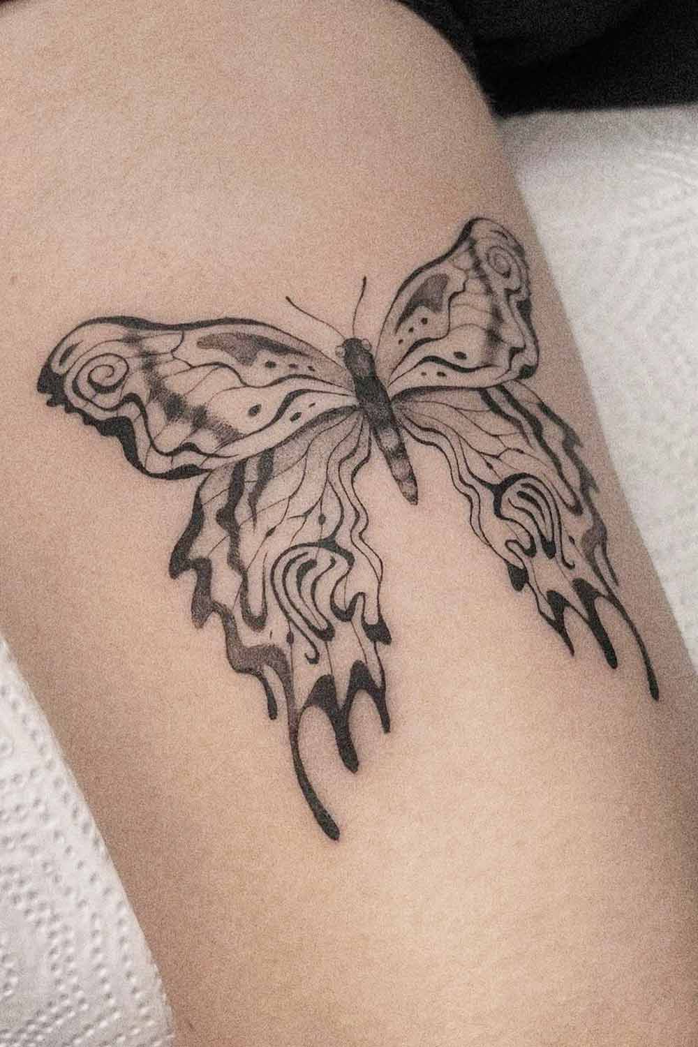 Psychodelic Butterfly Design