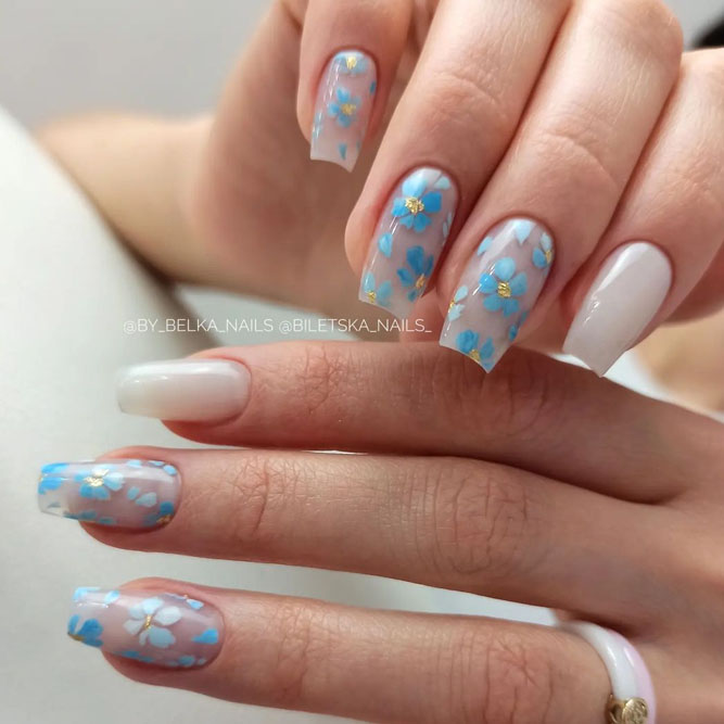 Flowers On Coffin Nails