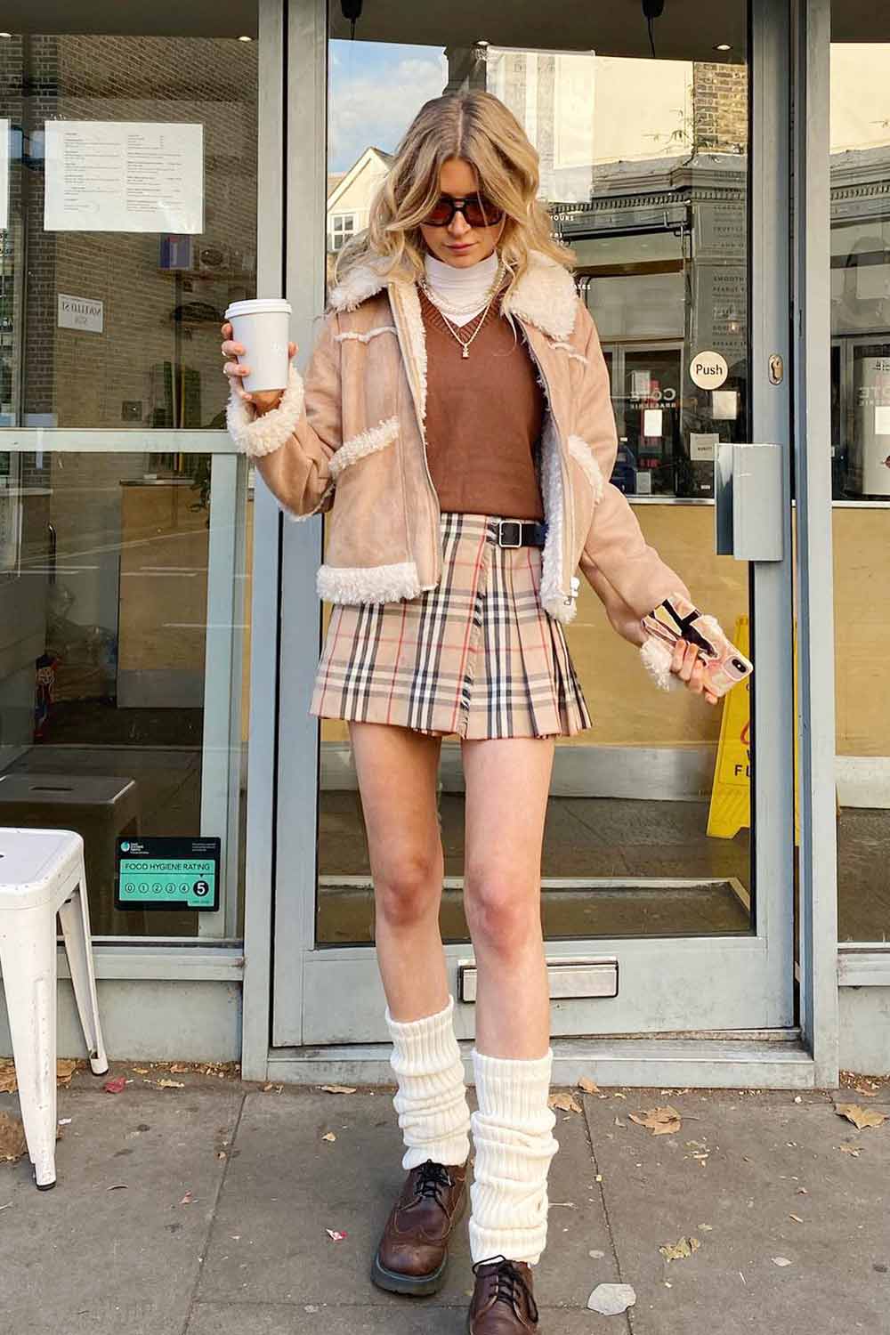 Skirt with Jacket Fall Outfits