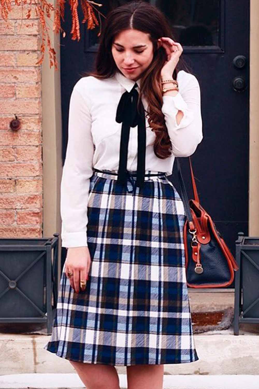 Fall Flannel Skirts and Dresses