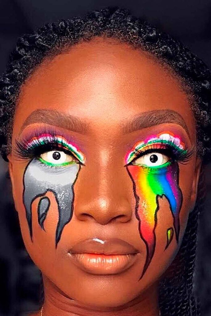 Amazing Halloween Makeup Ideas for Dark Skin