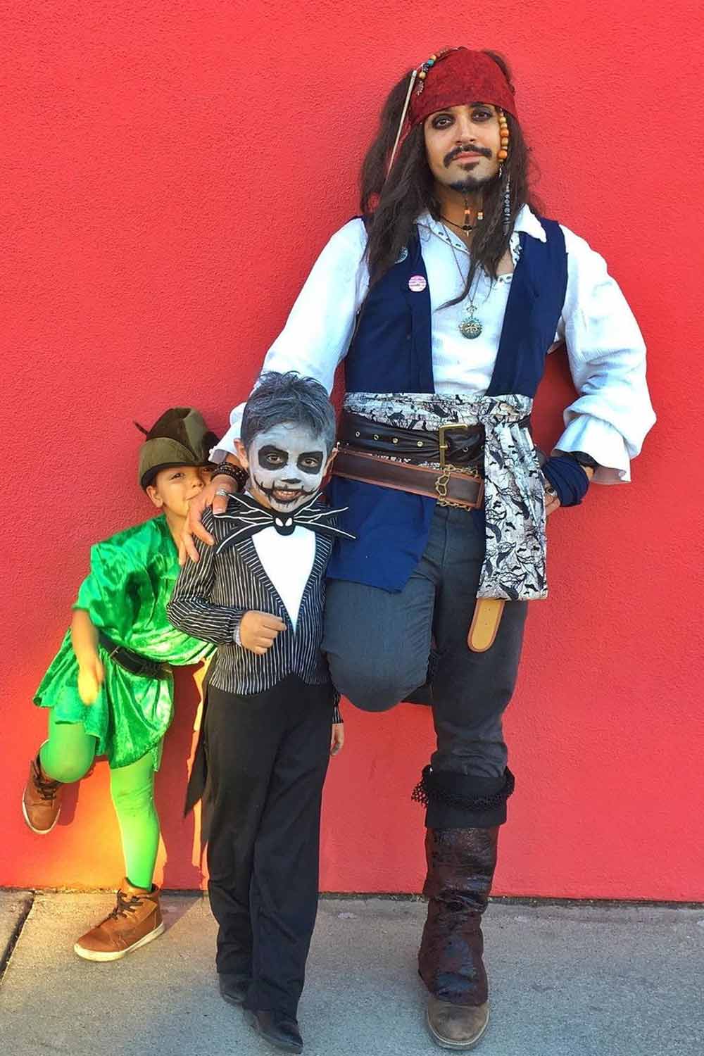 Father and Kids Halloween Costumes