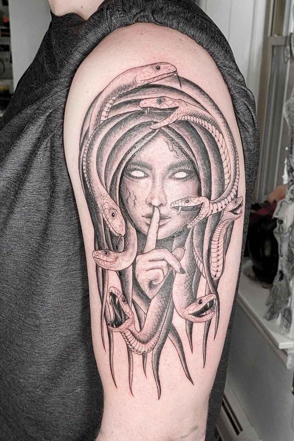 Medusa Tattoo on Arm
