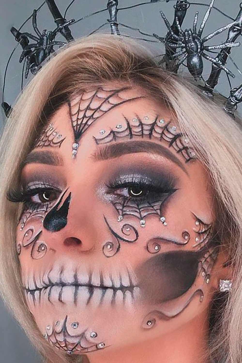 Creative & Spooky Sugar Skull Makeup Looks