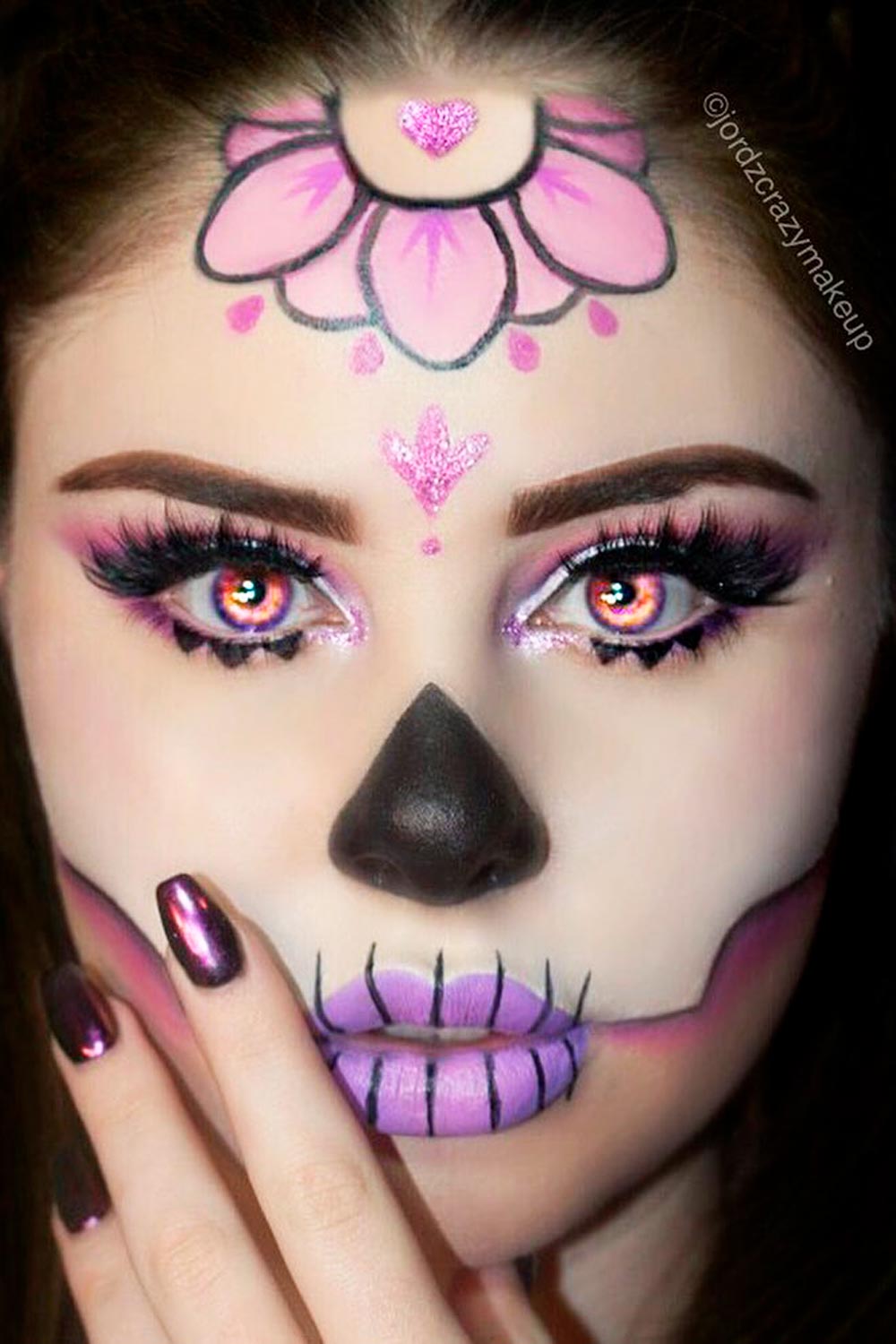 Glamorous Skull Makeup Ideas