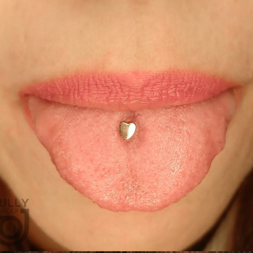 Single Midline Tongue PIercing