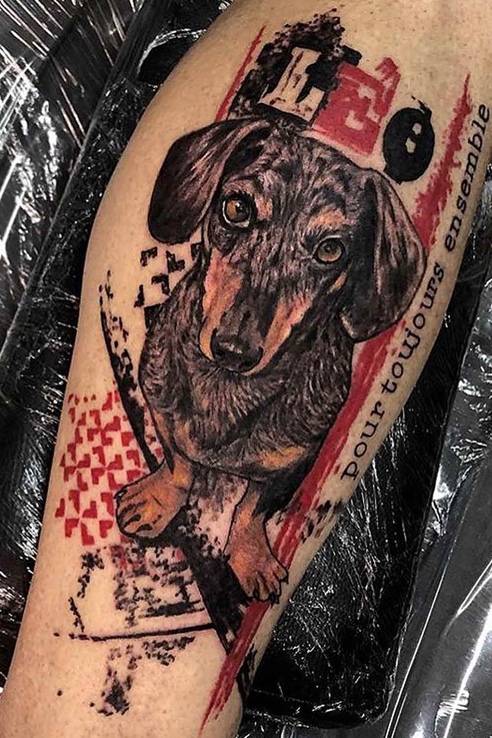 Lovely Pet Portrait Tattoo