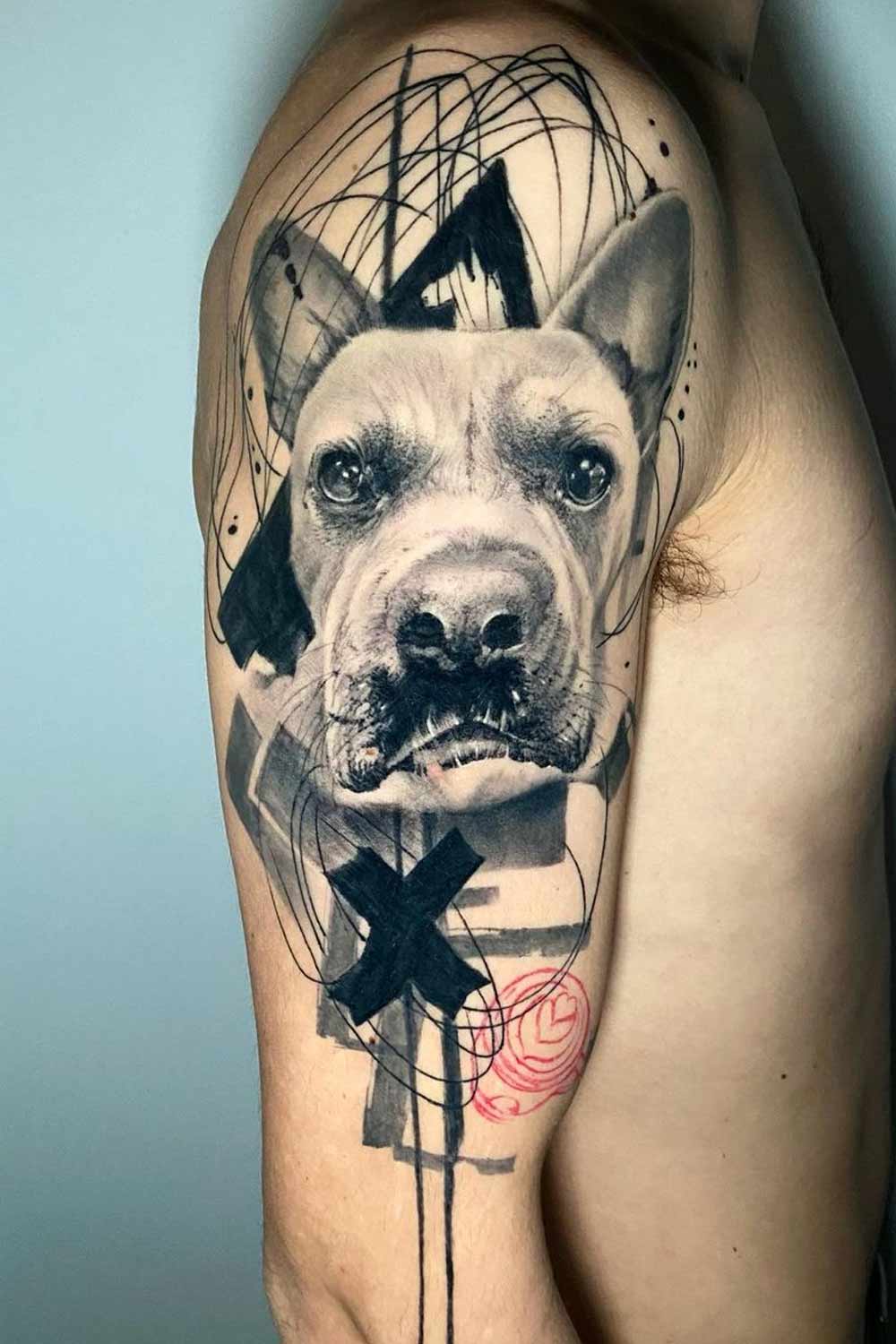 Pet Portrait Tattoo Design