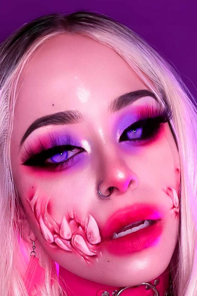 Vampire Makeup Ideas for Blonde Girls