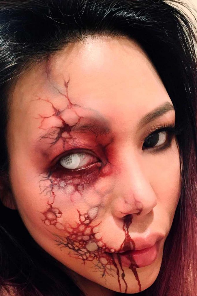 Bloody Halloween Makeup Looks