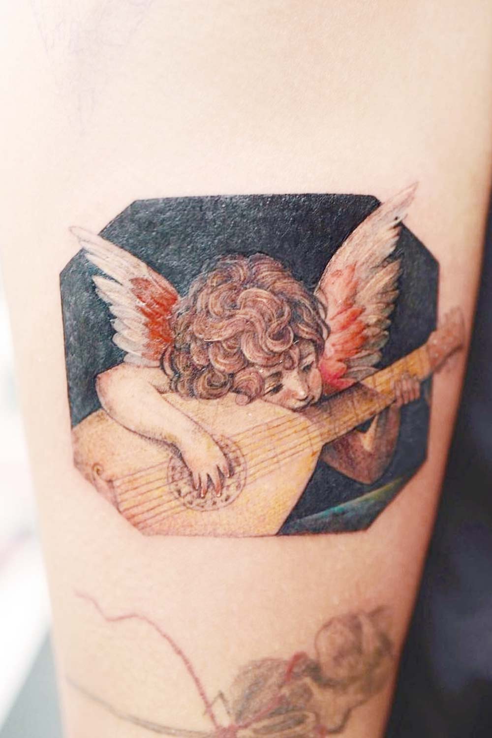 Baby Angel Tattoo Design