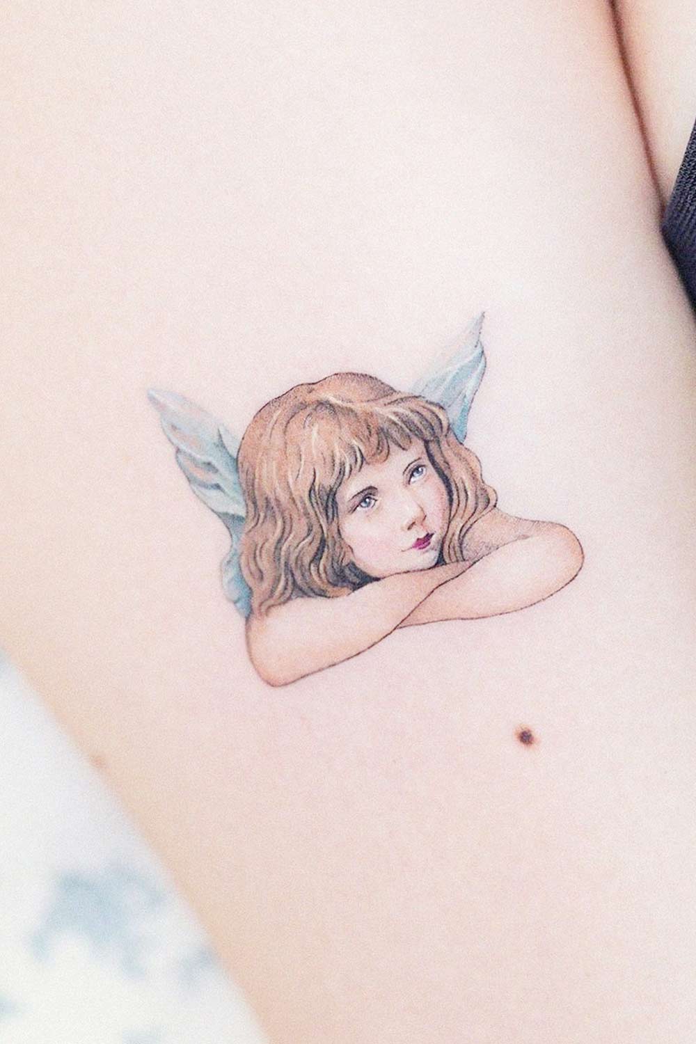 Baby Girl Angel Tattoo