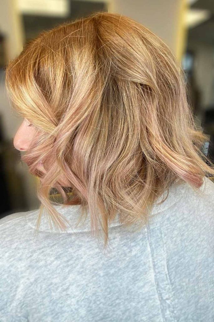 Rose Gold Hair Color #blondehair #blondehaircolor #blonde